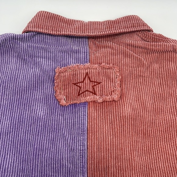 POL Mona Purple Tomato Corduroy Jacket - Picture 7 of 16